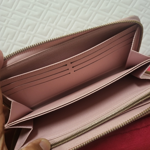 Louis Vuitton Damier Azur Zippy Long Wallet Pink..Authentic!! - Picture 8 of 16